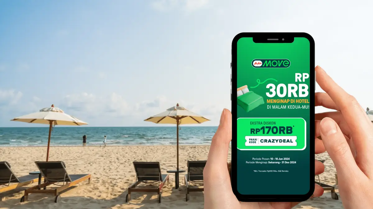 AirAsia Move adakan promo hotel dan ekstra diskon. (Sumber: istimewa)