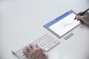 (ilustrasi) tanda tangan digital (Sumber: freepik)