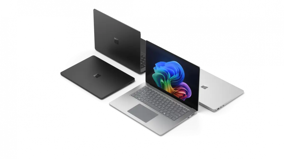 Microsoft Surface Laptop 7 yang ditenagai oleh prosesor Intel. (Sumber: Microsoft)