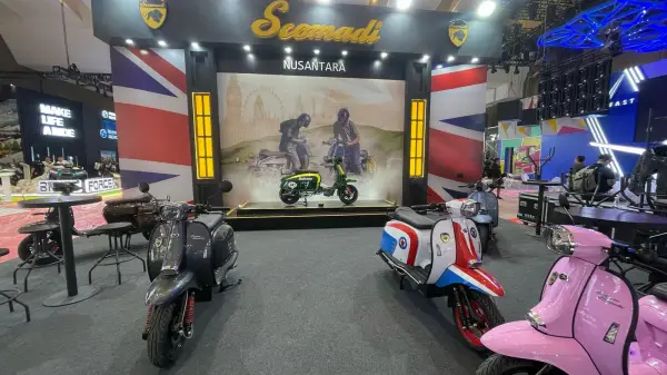 Mulai Tahun Ini, Semua Skuter Matik Scomadi akan Pakai Pelek Racing