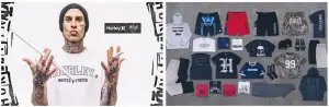 Hurley x Travis Barker. (Sumber: Hurley)