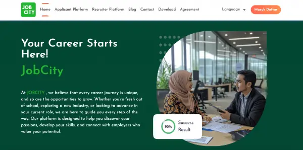 JobCity.id: Platform Rekrutmen Digital Berbasis Kecerdasan Buatan