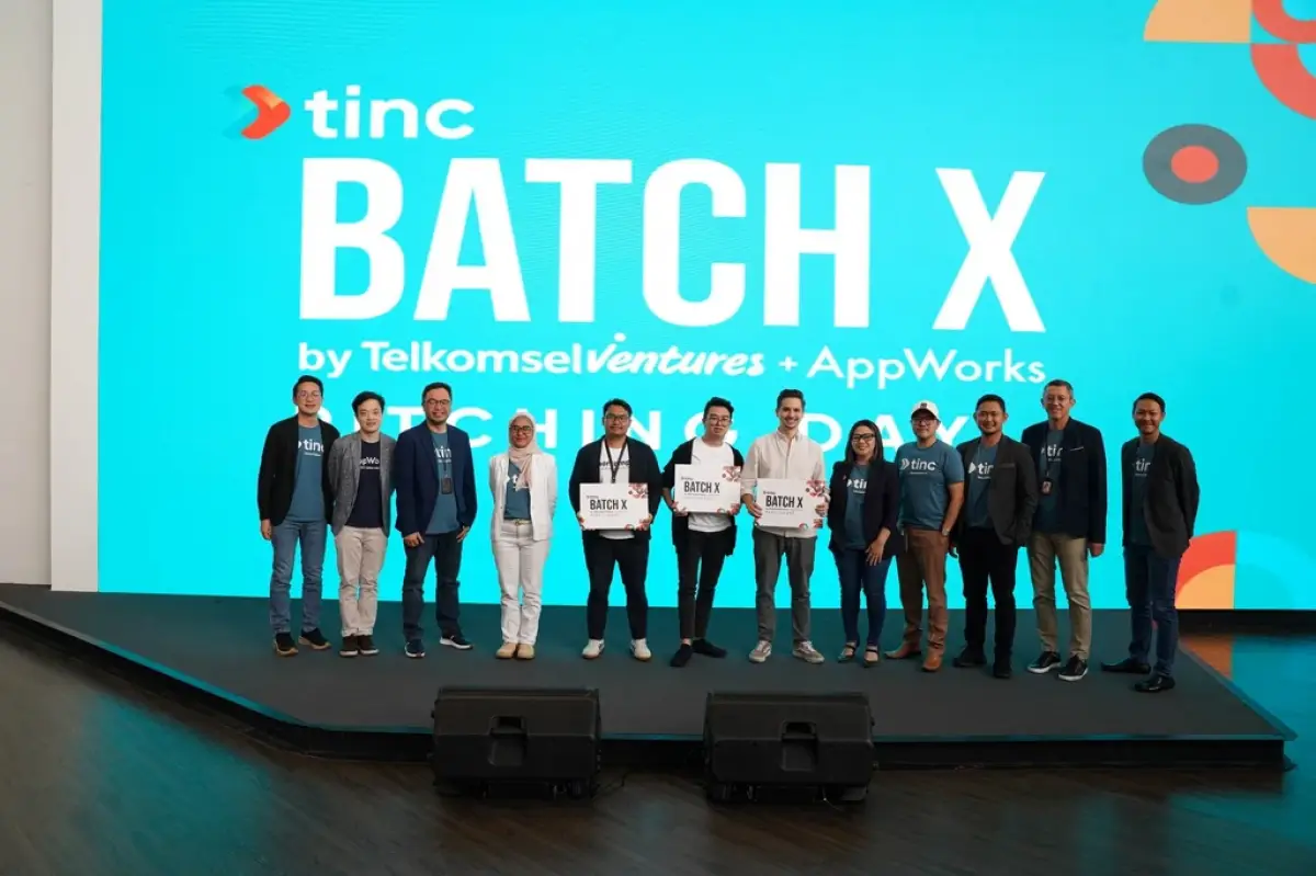 Telkomsel Ventures menggelar TINC Batch X yang mempertemukan para startup terpilih. (Sumber: telkomsel ventures)