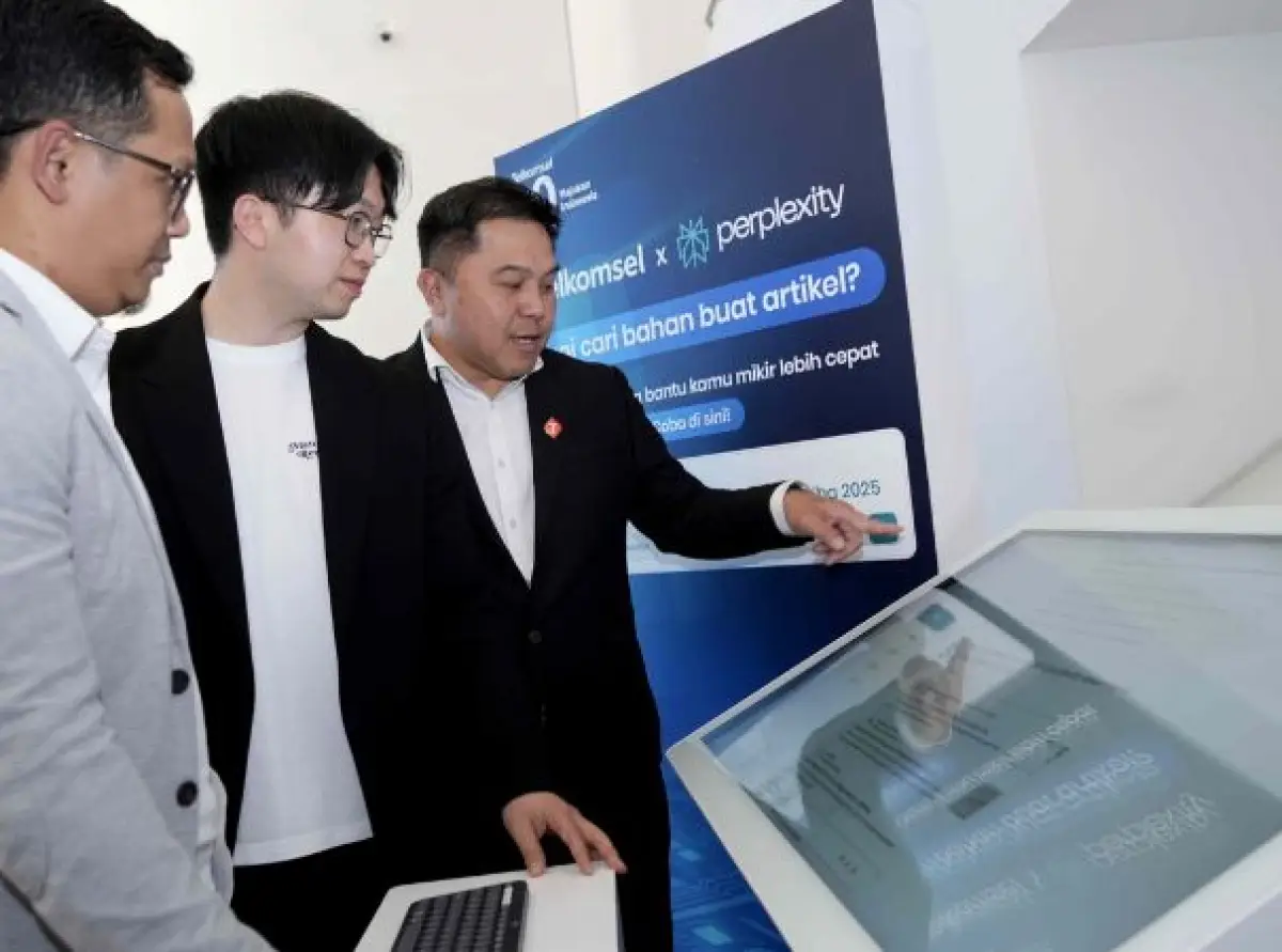 Telkomsel x Perplexity. (Sumber: telkomsel)