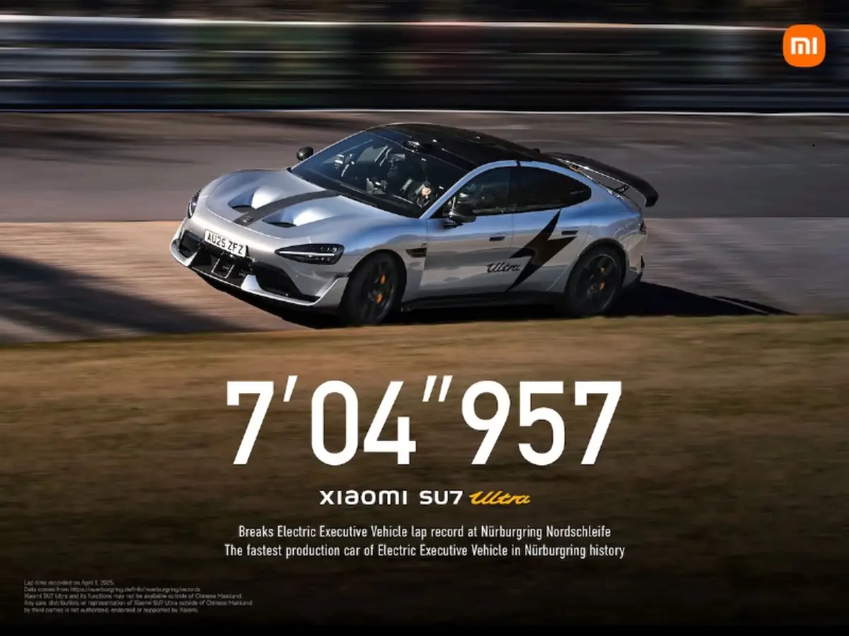 Xiaomi SU7 Ultra memecahkan rekor anyar bagi mobil listrik mewah. (Sumber: Xiaomi)