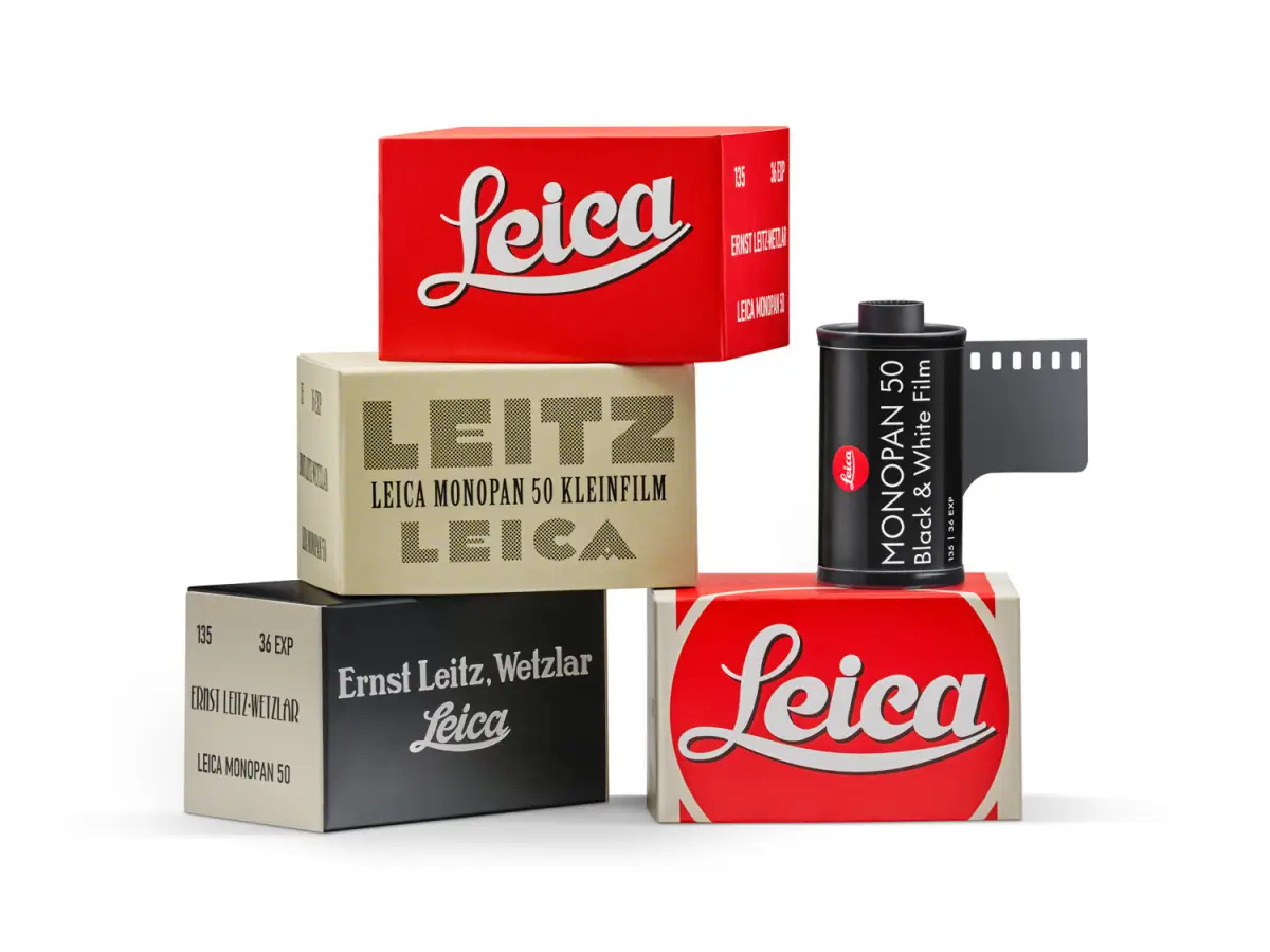 Isi film 35mm hitam-putih untuk kamera Leica. (Sumber: Leica)
