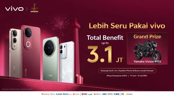 Vivo Pertama Kali Hadir di Jakarta Fair Kemayoran 2025, Banyak Kegiatan dan Promo