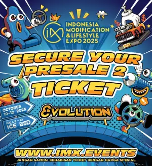 Presale tiket gelombang kedua IMX 2025. (Sumber: istimewa)
