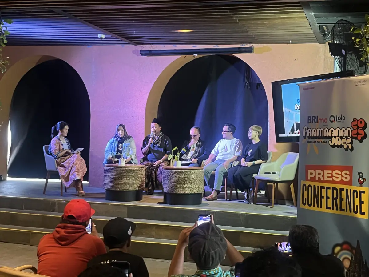 Jumpa pers Prambanan Jazz 2025 di Artotel, Kota Jogja, DIY, Kamis (3/7/2025). (Sumber: Techverse.asia)