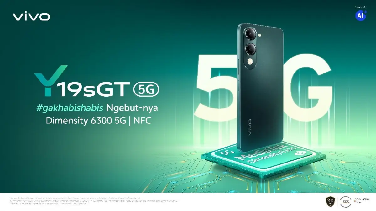 Vivo Y19s GT 5G. (Sumber: Vivo)