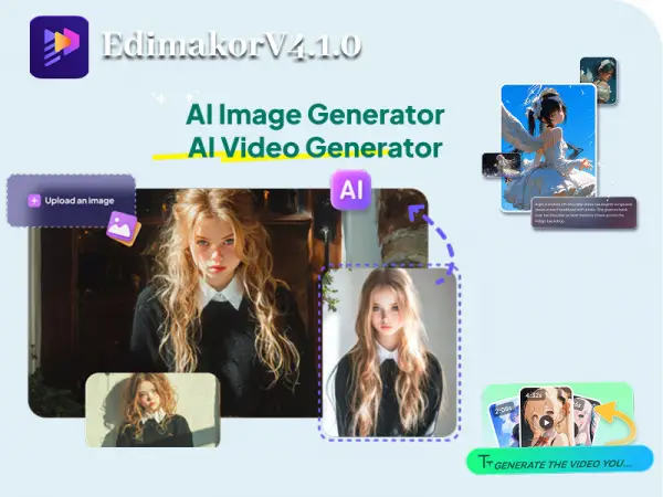 Edimakor V4.0.1: Alat Pembuatan Gambar dan Video Hasil AI Generatif