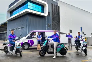 Dash Electric memperkenalkan kendaraan logistik dengan armada kendaraan elektrik (EV). (Sumber: dash electric)