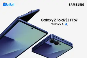 Prapemesanan Samsung Galaxy Z Fold 7 dan Z Flip 7 tersedia di Blibli. (Sumber: Blibli)