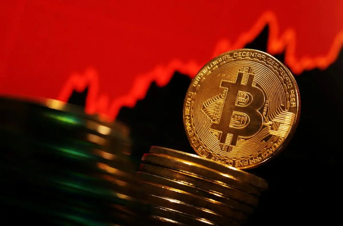 Ilustrasi Bitcoin.