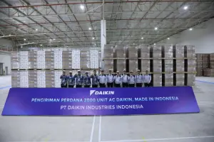 Ribuan unit AC Daikin Nusantara mulai didistribusikan. (Sumber: Daikin)