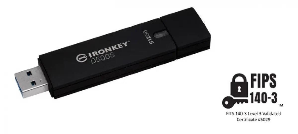 Kingston IronKey D500S. (Sumber: dok. kingston)