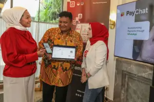 Doku menghadirkan fitur PayChat. (Sumber: null)
