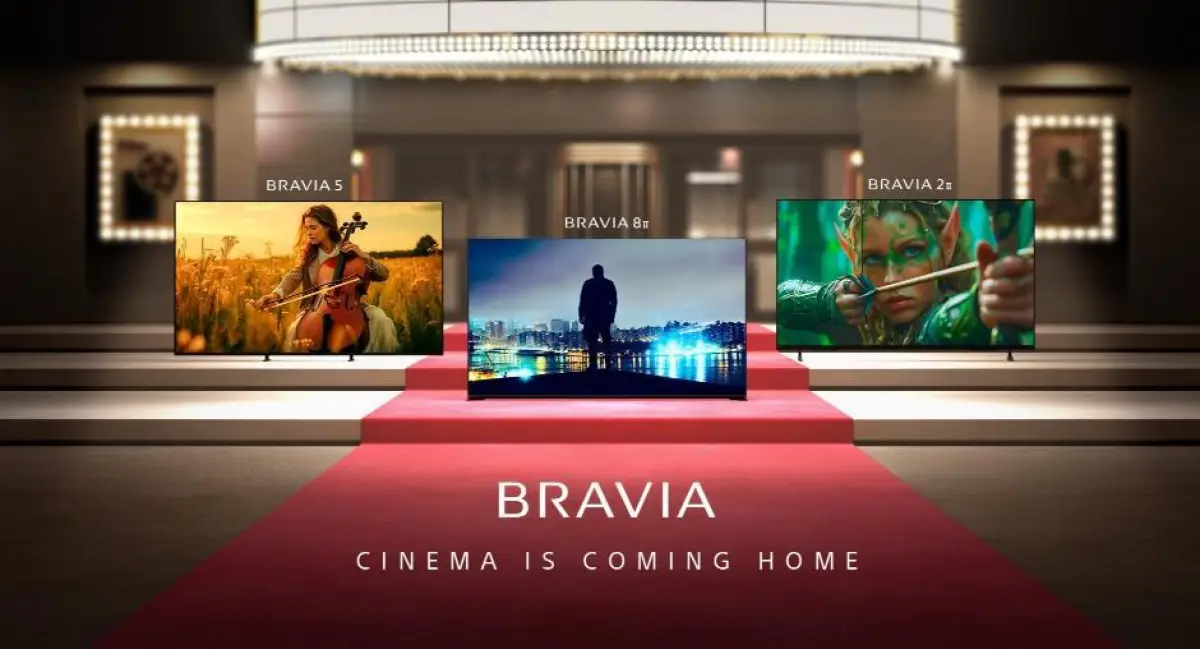 Tiga televisi Sony Bravia Series. (Sumber: Sony)