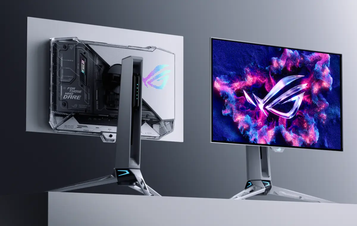 ASUS ROG Swift OLED PG27AQWP-W. (Sumber: ASUS)
