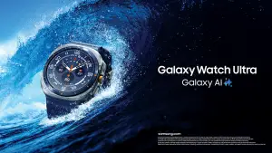 Samsung Galaxy Watch Ultra warna Titanium Blue. (Sumber: Samsung)