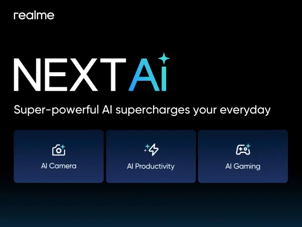 Realme Next AI Hadir pada 3 Kategori Utama Ini