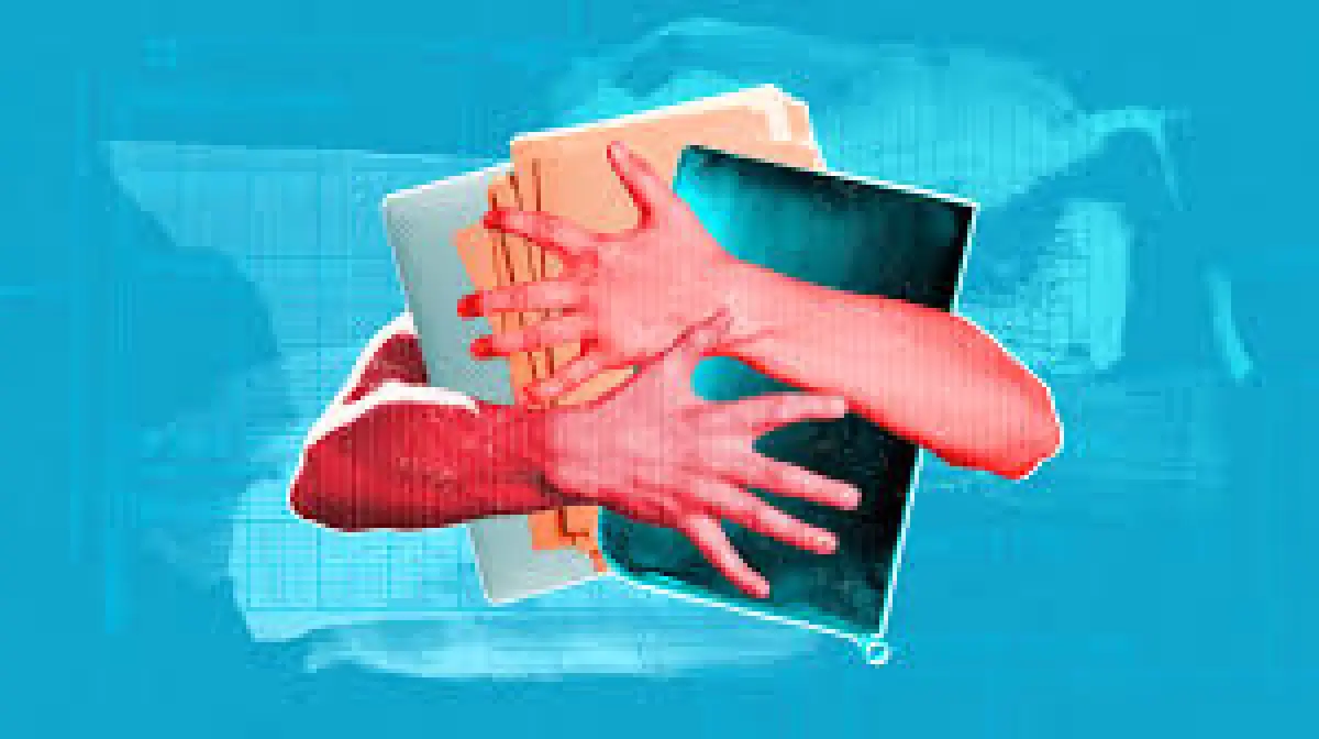 Ilustrasi job hugging. (Sumber: istimewa)