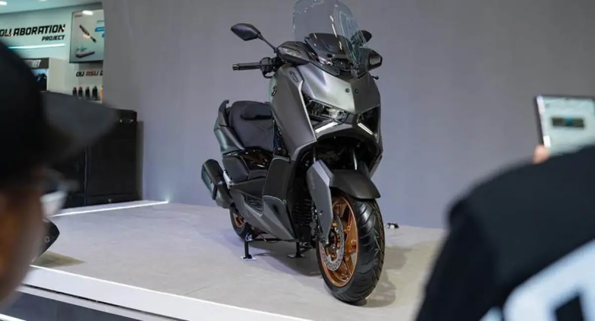 Yamaha XMAX Connected TechMAX dipamerkan di IMOS 2025. (Sumber: Yamaha)