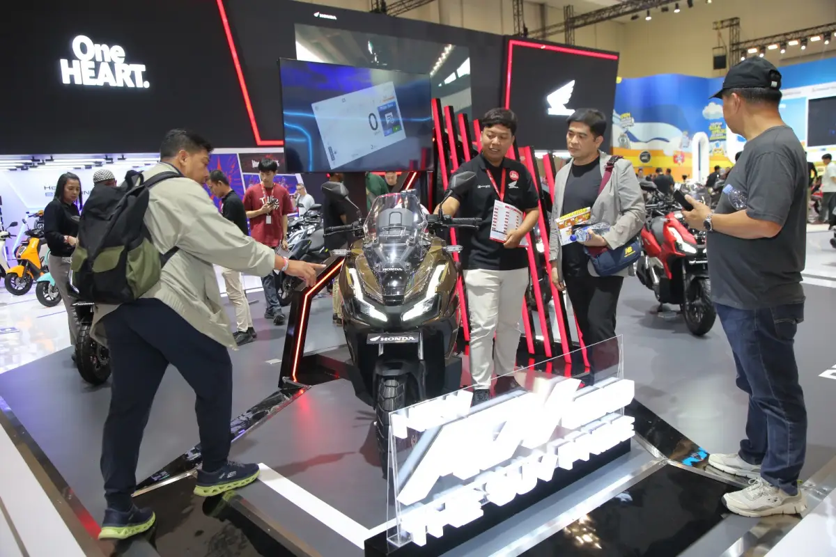 Honda ADV160 di gelaran IMOS 2025. (Sumber: istimewa)