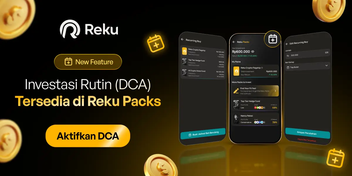 Fitur Dollar Cost Averaging (DCA) di Reku. (Sumber: Reku)