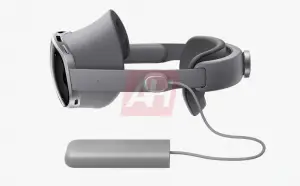 Dugaan tampilan headset Samsung Galaxy XR. (Sumber: Android Headlines)