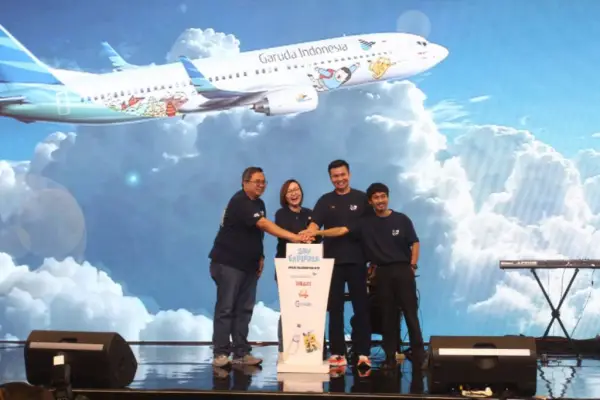Garuda Indonesia x Tahilalats x OT Group Luncurkan Kemasan Spesial Tango dan Crystalin