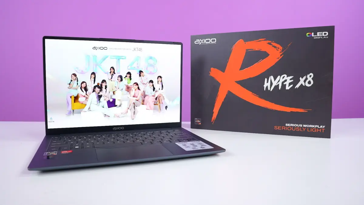 Axioo Hype R X8 OLED. (Sumber: Axioo)