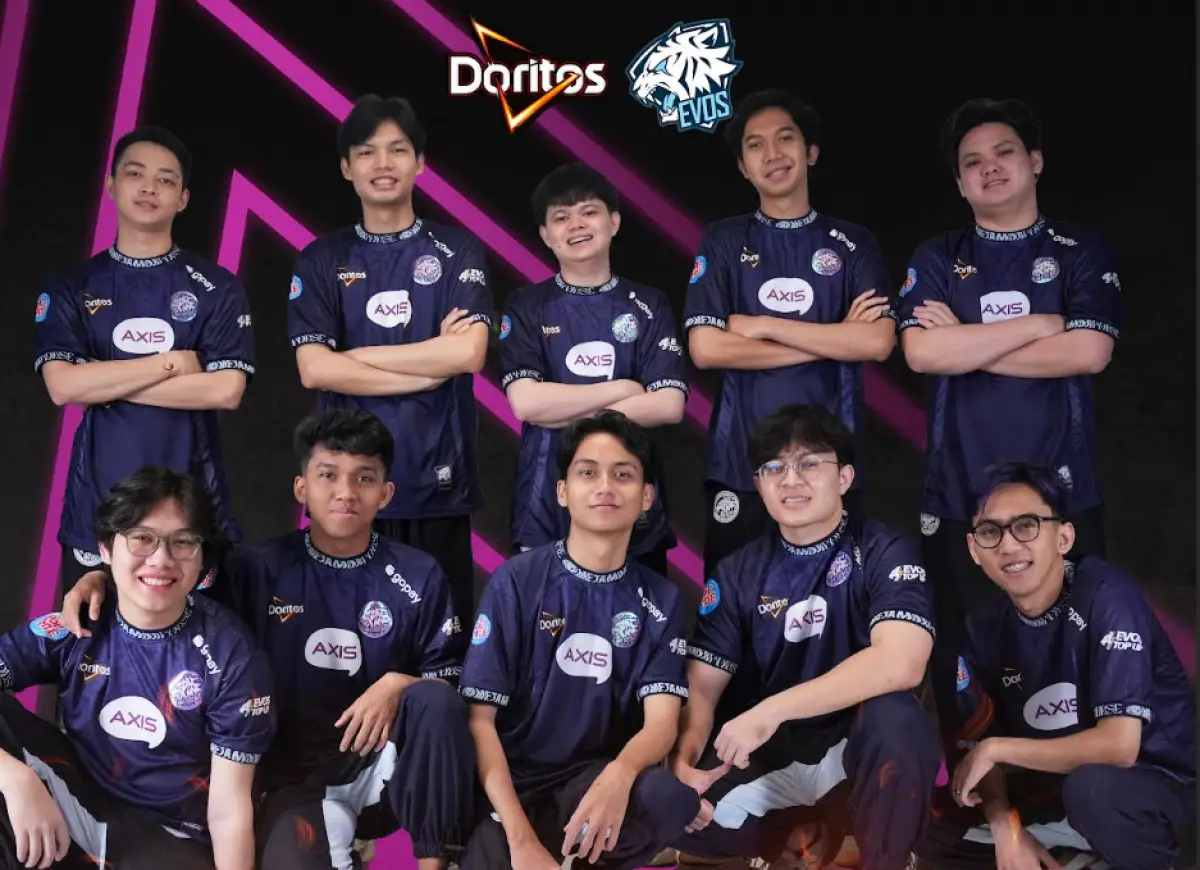 Snack Doritos menjadi sponsor resmi tim e-sports EVOS Indonesia. (Sumber: istimewa)