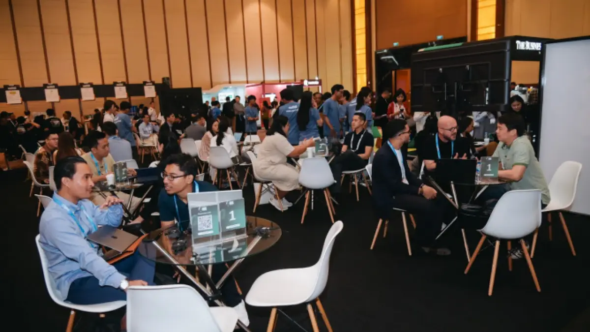 Pertemuan antara pelaku startup dengan investor dalam HUB.ID Connection Hub 2025 di Jakarta, Rabu (22/10/2025). (Sumber: komdigi)