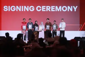 Para startup finalis program Pertamuda Seed and Scale 2025. (Sumber: dok. pertamina)