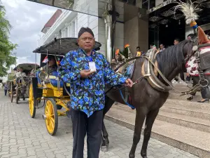 Naik andong di kawasan Malioboro, Kota Yogyakarta, kini bisa bayar pakai QRIS. (Sumber: istimewa)