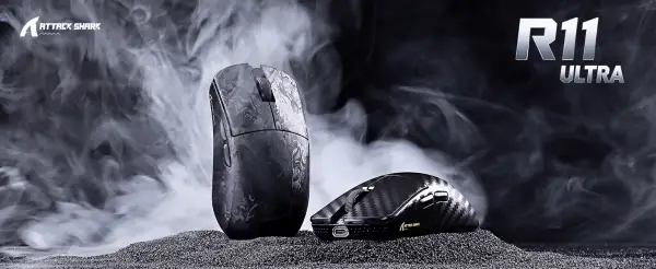 Attack Shark R11 Ultra: Mouse Gaming dengan Material Serat Karbon Kering Tempa