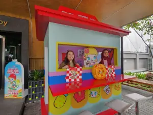 Sajian pizza edisi khusus Pop Mart x Pizza Hut. (Sumber: Pizza Hut)