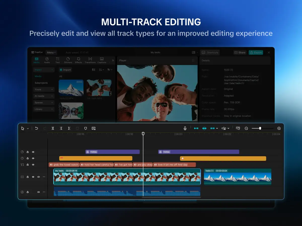 CapCut Pad. (Sumber: CapCut)