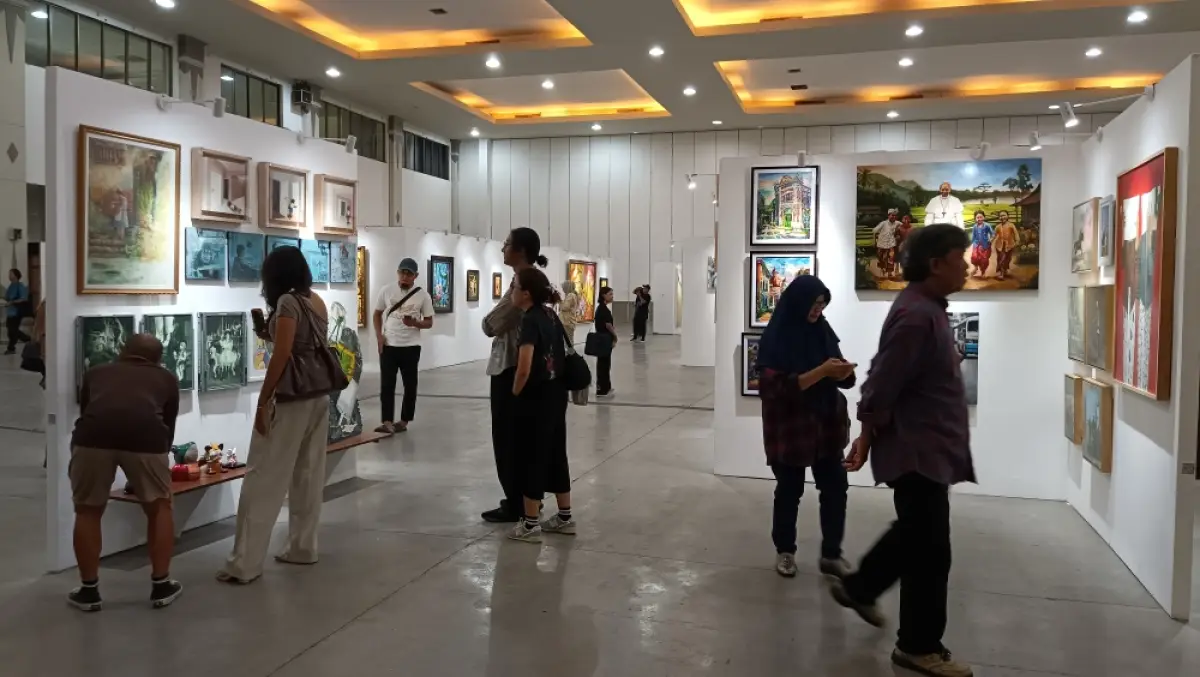 Jogja International Art Fair 2025 yang dilaksanakan di JEC, Banguntapan, Bantul, DIY. (Sumber: istimewa)