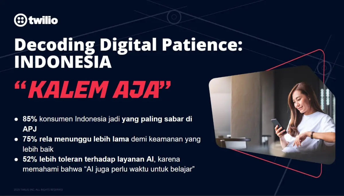 Twilio mengeluarkan hasil studi berjudul Decoding Digital Patience. (Sumber: twilio)