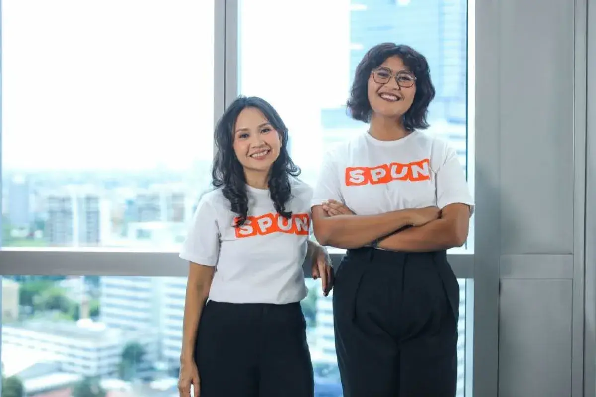 CEO dan Co-founder SPUN Christa Sabathaly (kiri) dan CPO Dilla Anindita. (Sumber: dok. spun)