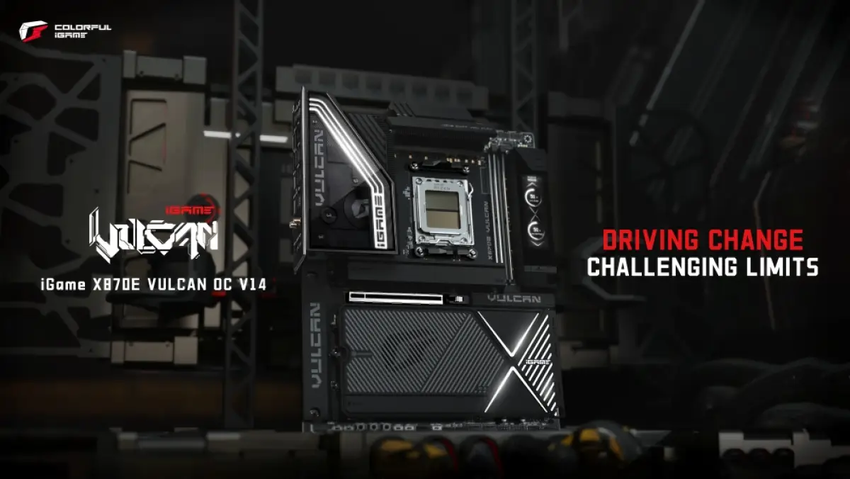 Colorful iGame X870E Vulcan OC. (Sumber: Colorful)