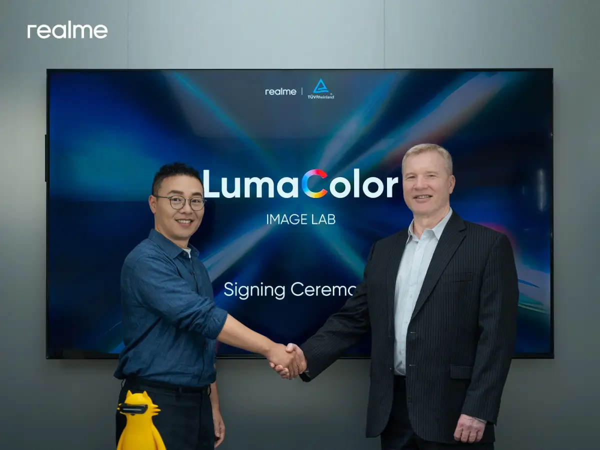 Realme x LumaColor Image. (Sumber: Realme)