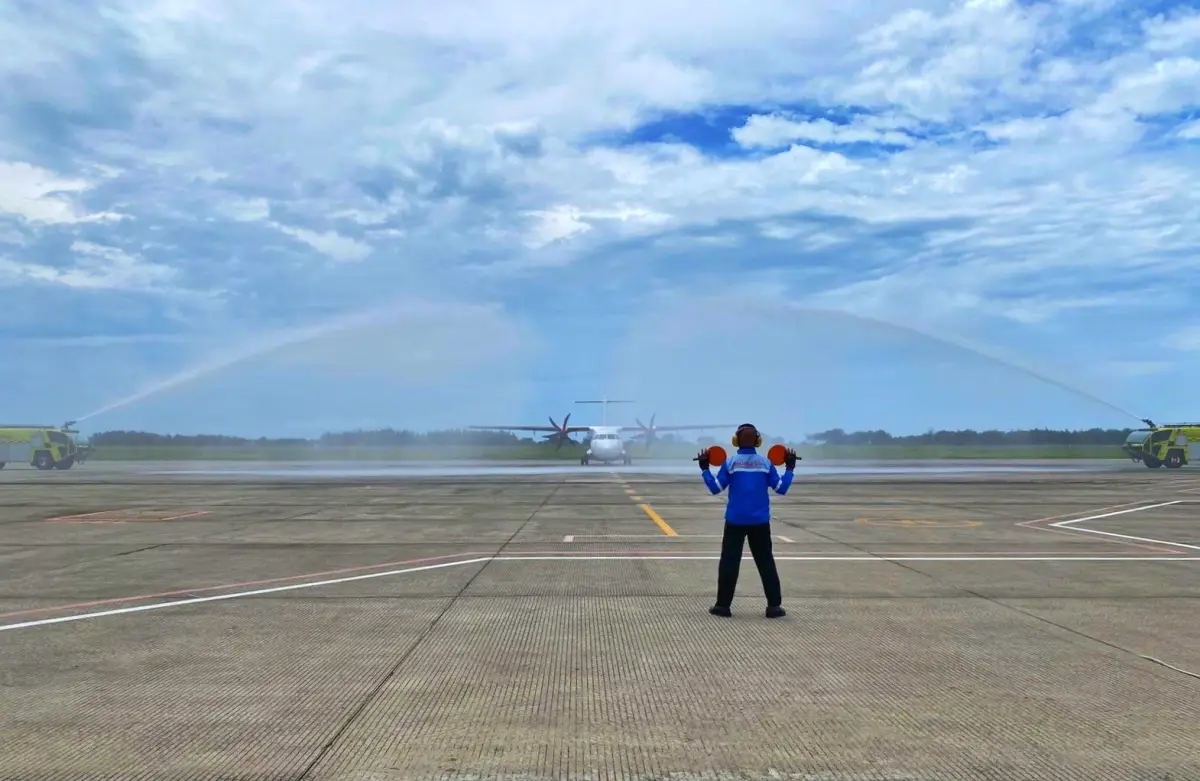 Ilustrasi penerbangan Jogja-Bandung. (Sumber: istimewa)