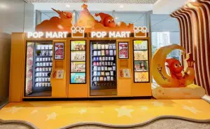 Vending machine Pop Mart di Menara Astra lantai 2, Jakarta. (Sumber: dok. pop mart)