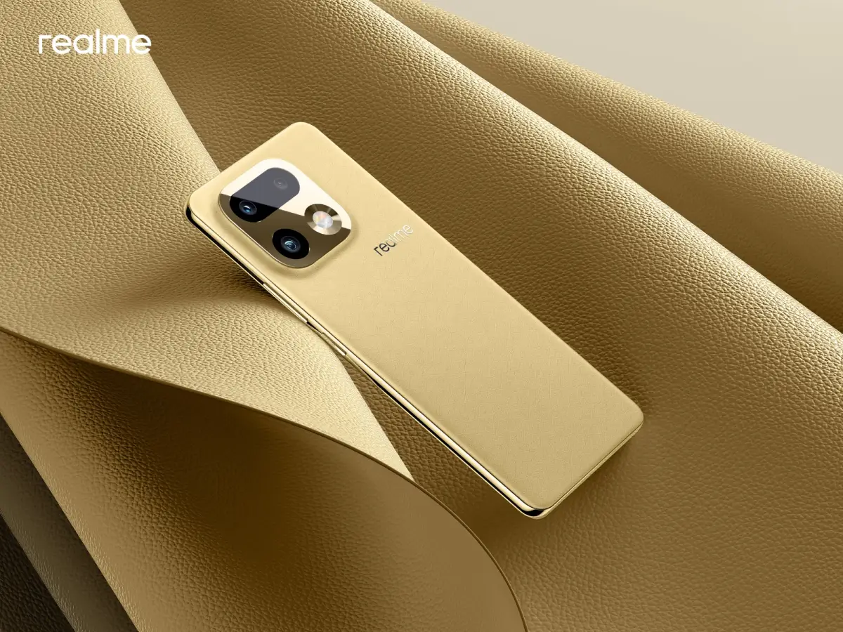 Realme 16 Pro Plus 5G warna Master Gold. (Sumber: Realme)