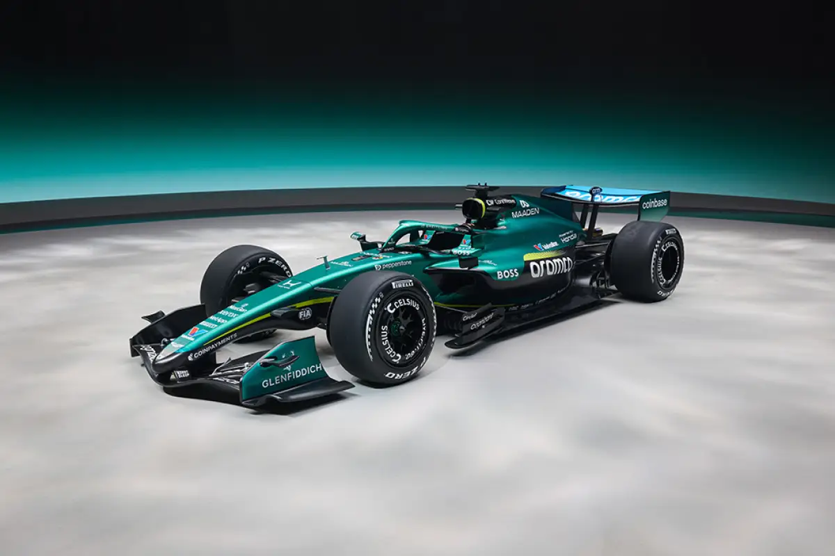 Aston Martin Aramco Formula One Team dengan mesin Honda. (Sumber: Honda)