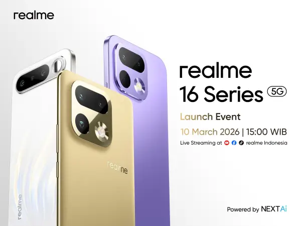 Jadwal peluncuran Realme 16 Series 5G di Indonesia. (Sumber: dok. realme)