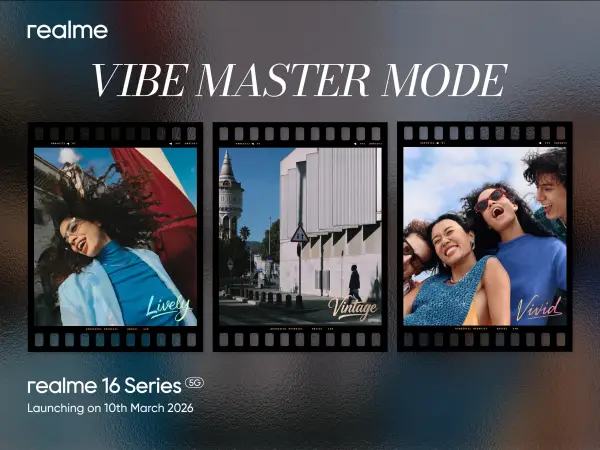 Realme 16 Series 5G Dibekali Fitur Vibe Master Mode dan Next AI Photography